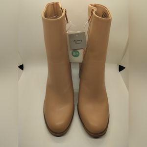 Women's Tan/Janelle Memory Foam Dress Boots - A New Day Size 8.5 New With Tags